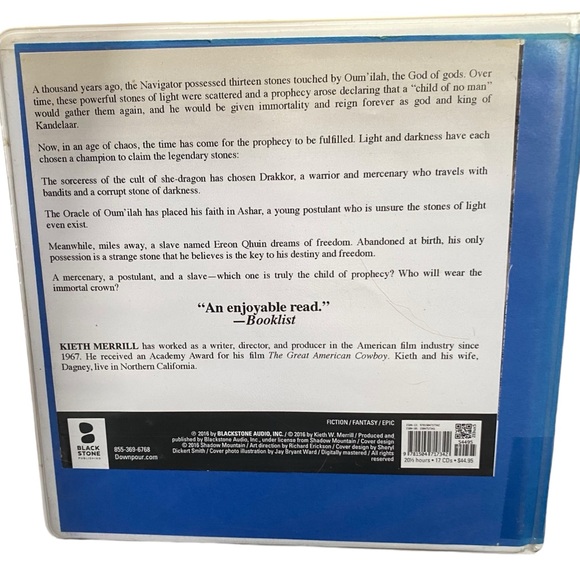 Lot of 4 CD Audio Books Novels Sci Fi John Nance Larry Niven Kieth Merrill Maas - Picture 3 of 12